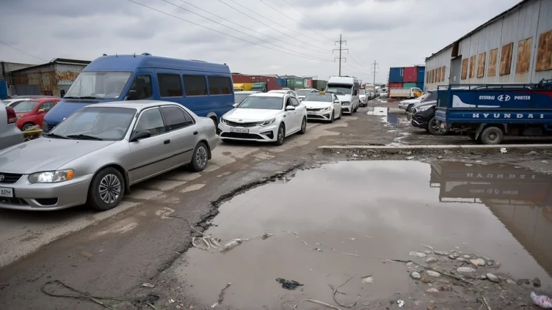 Бишкек мэриясы "Дордой" базарынын ээлерине унаа токтоочу жайларды мэрияга кайтарып, жолдорду оңдоону тапшырды